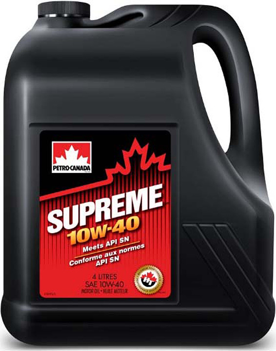 фото Моторное масло Petro-Canada Supreme 10W-40, MOSP14C16, 4 л