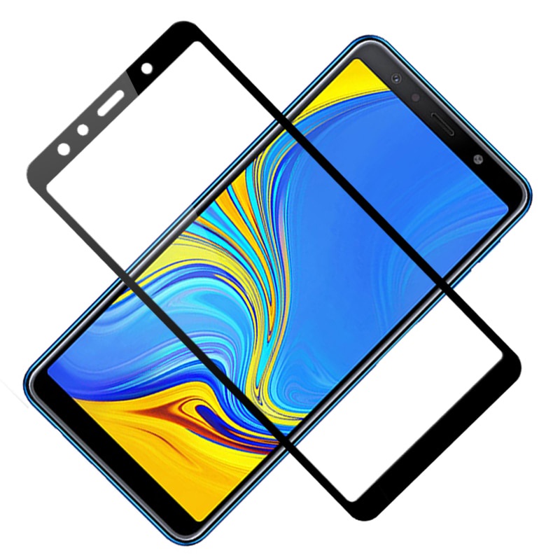 фото Защитное стекло 5D Glass Shield Samsung A7, samA7bl2018, черный 5d glfss shield