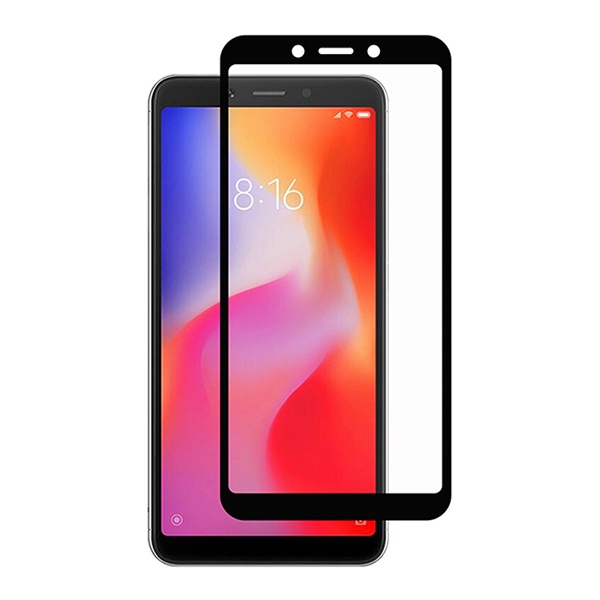 фото Защитное стекло 5D Glass Shield xiaomi red mi 6/6A, miRED6bl, черный 5d glfss shield