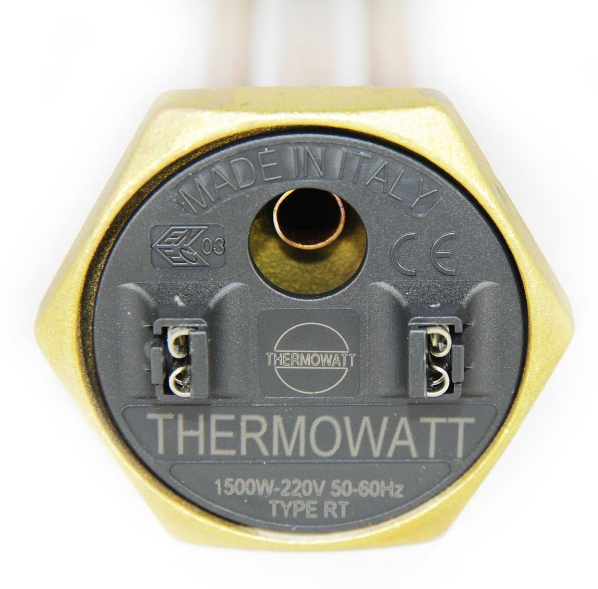 фото ТЭН универсальный резьбовой Thermowatt 1 1/4" 1500Вт, с прокладкой