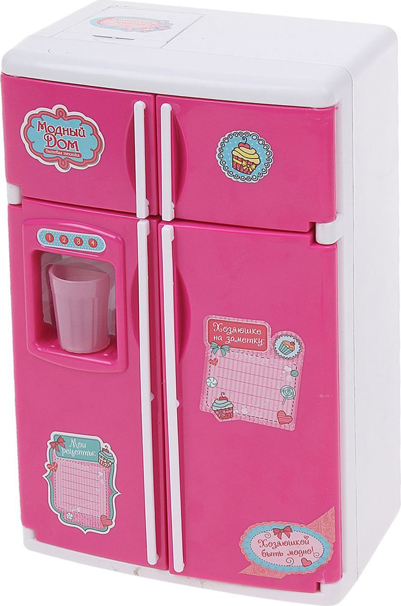 фото Сюжетно-ролевая игрушка "Холодильник двухдверный", с аксессуарами, сот световыми и звуковыми эффектами, 1108288