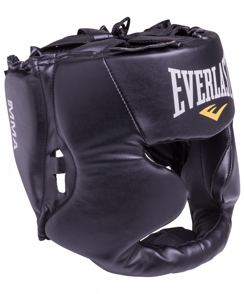 Шлем боксерский Everlast Martial Arts full face 7420LXLU закрытый, УТ-00007679, черный, размер L/XL