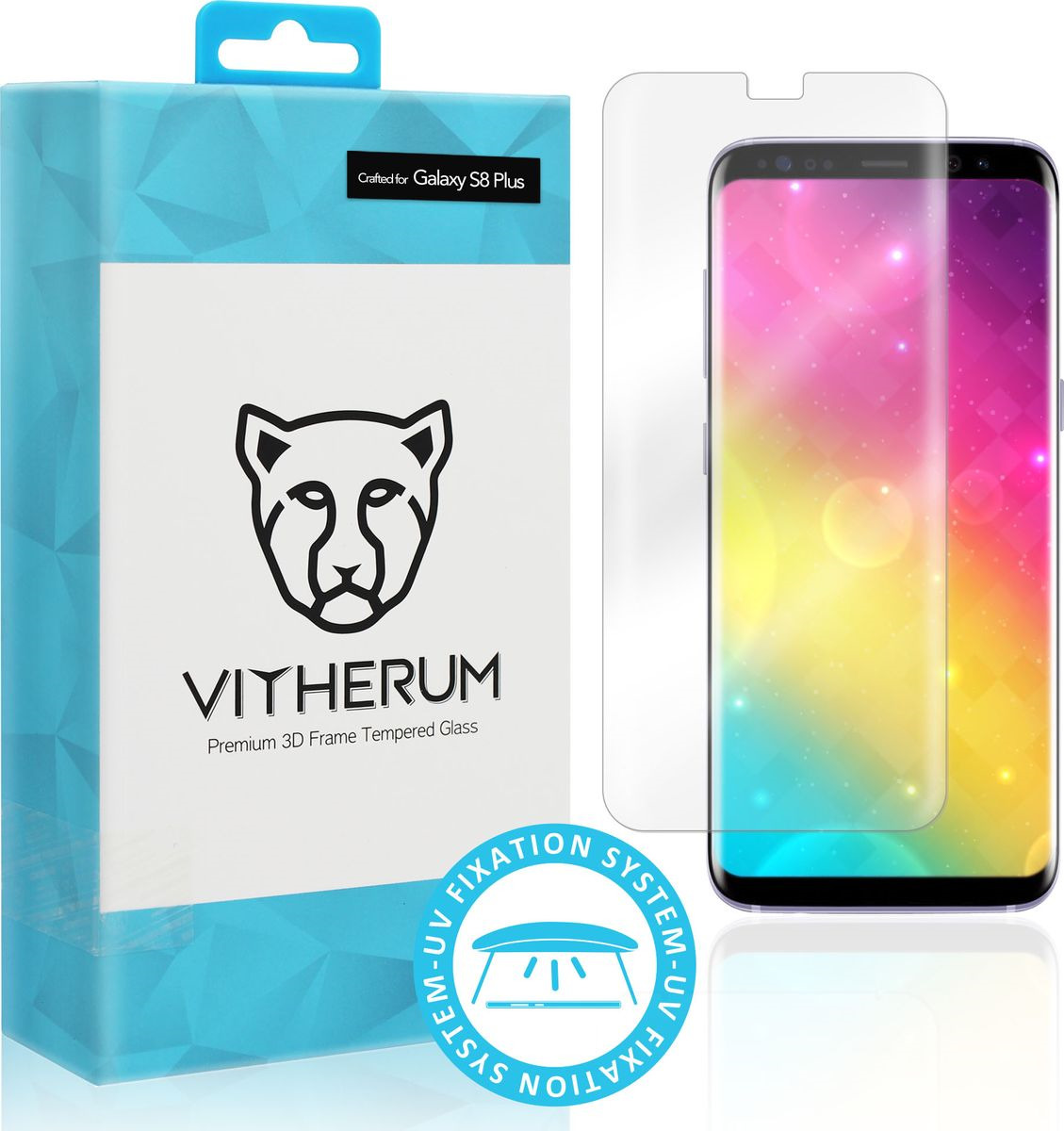 фото Стекло защитное Vitherum Aqua 3D для Samsung Galaxy S8+, прозрачный, VTHAQU0004