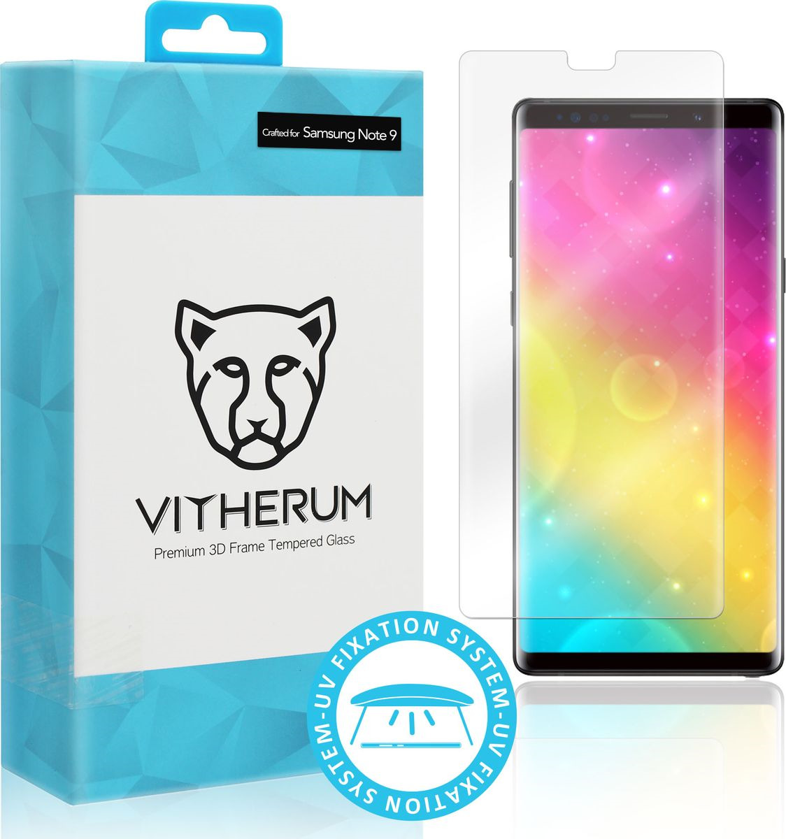фото Стекло защитное Vitherum Aqua 3D для Samsung Galaxy Note 9, прозрачный, VTHAQU0008
