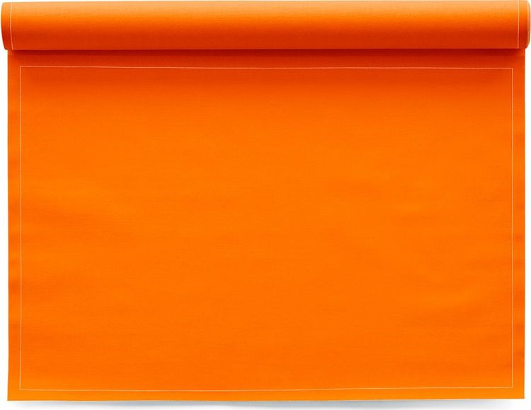 Салфетка столовая My Drap Orange, Л8921, оранжевый, белый, 12 шт в рулоне