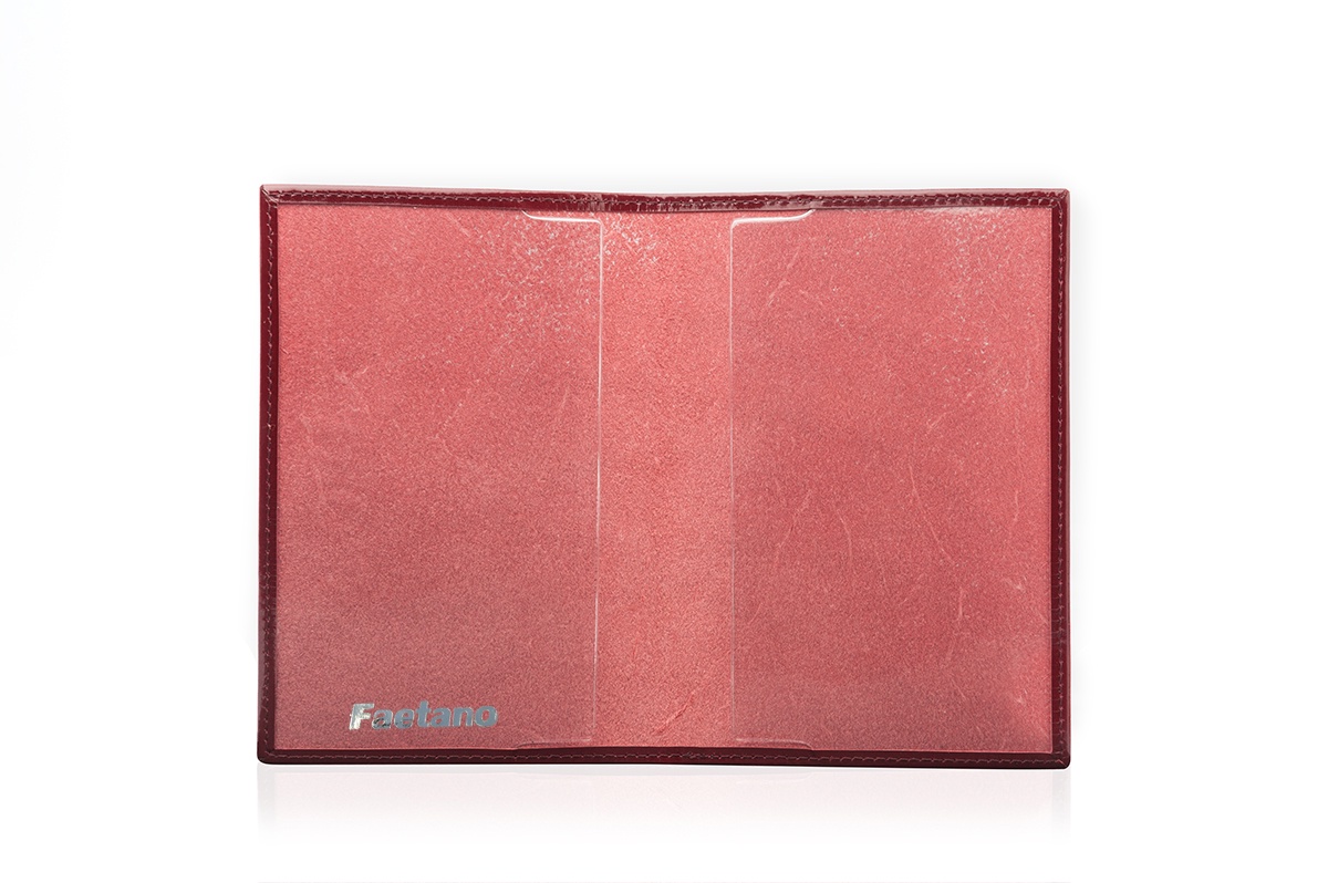 фото Обложка для паспорта Faetano "Геккон", FT-PS01-KR55, красный