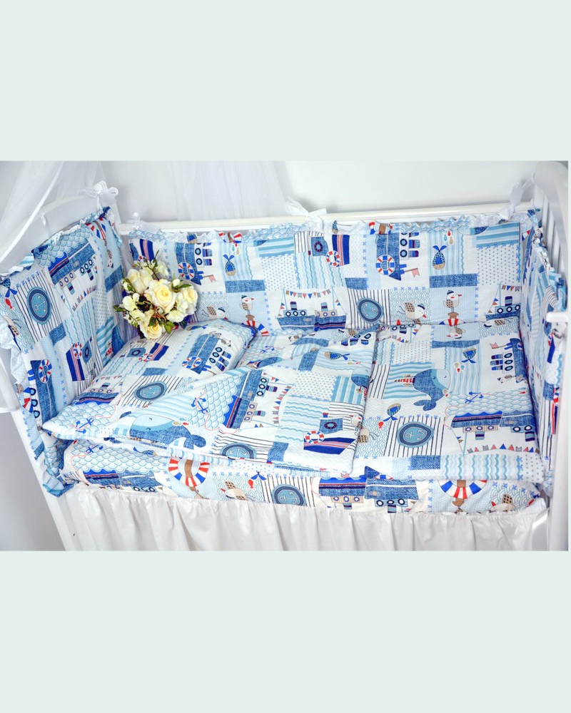фото Комплект белья для новорожденных  Dream Royal Кораблик, КП4(К)