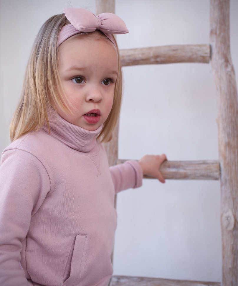 фото Повязка для волос Trendyco Kids Повязка бант-пончик пудровый Trendyco Kids, ТК195_3, розовый