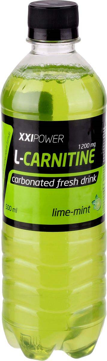 фото Напиток ХХI Power "L-Carnitine", слабогазированный, лайм-мята, 0,5 л