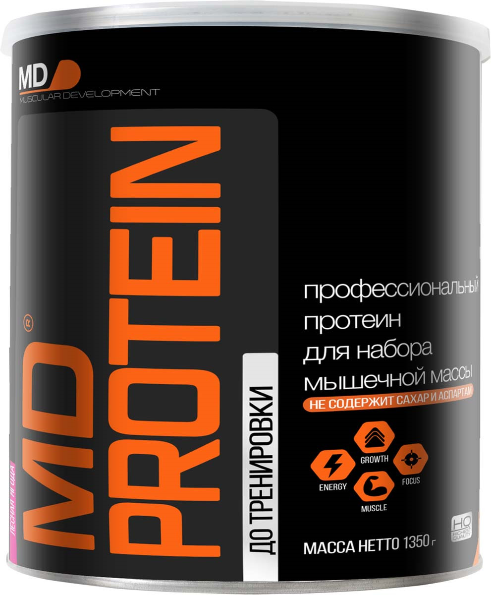Протеин MD Protein, земляника, 1,38 кг