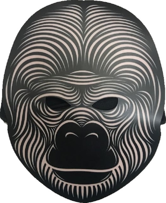 фото Карнавальный набор GeekMask Cветовая маска с датчиком звука GeekMask "King" (GM-KING), GM-KING бежевый