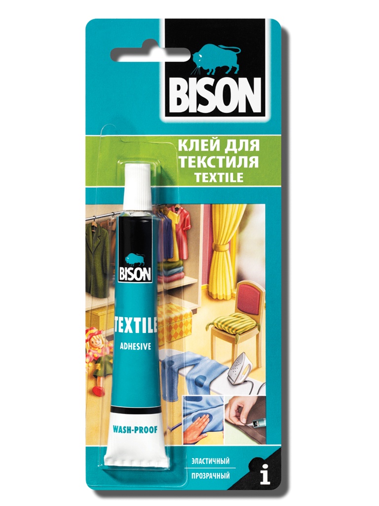 фото Монтажный клей Bison Клей TEXTILE CRD 25ML, 6307216