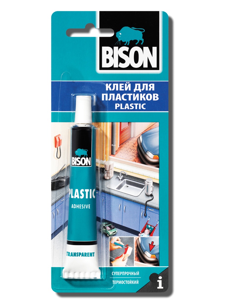 фото Монтажный клей Bison Клей д/пластика PLASTIC CRD 25ML, 6307217