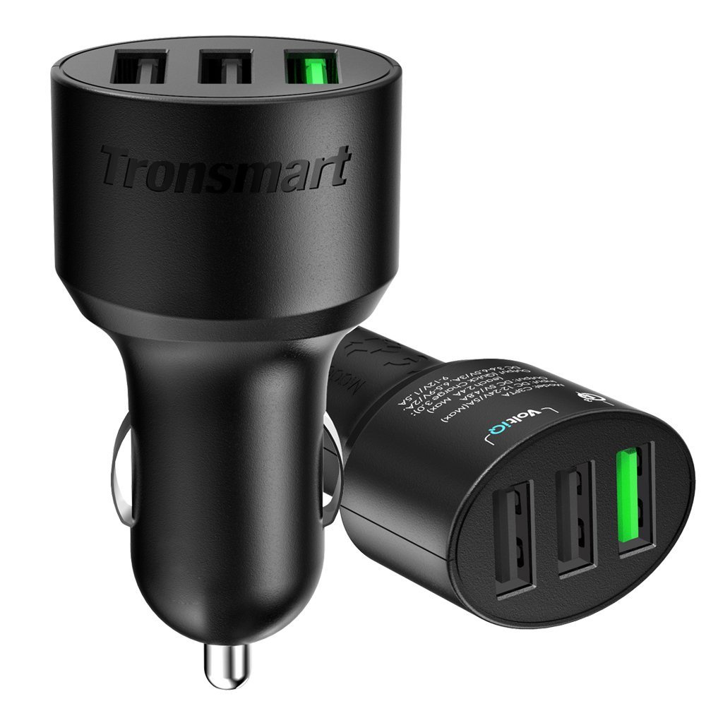 фото Автомобильное зарядное устройство Tronsmart C3PTA Car Charger, 6970232010761, черный