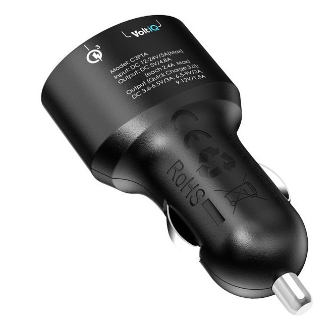 фото Автомобильное зарядное устройство Tronsmart C3PTA Car Charger, 6970232010761, черный