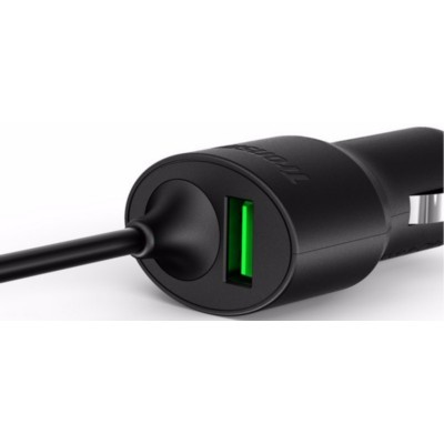 фото Автомобильное зарядное устройство Tronsmart CCTA Car Charger, 2 порта (1 порт с поддержкой QC3.0 + VoltIQ +1 порт Type-C 5V/3A)