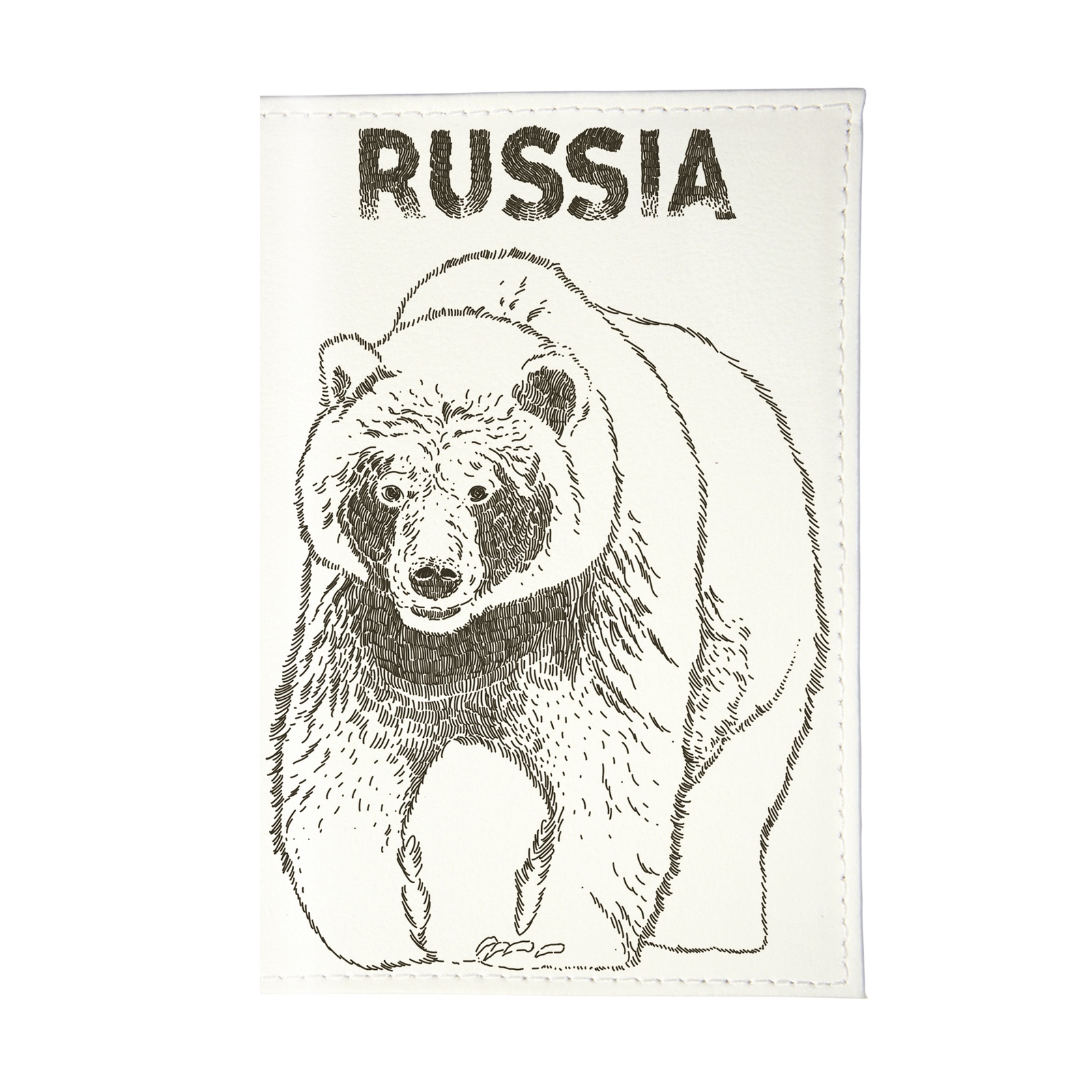 фото Обложка для паспорта Mitya Veselkov OK301, белый