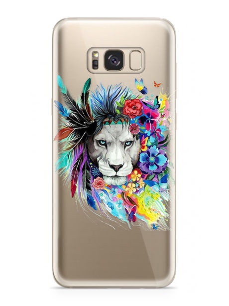 фото Чехол для сотового телефона With Love. Moscow Art Design "Лев 3" для Samsung Galaxy S8