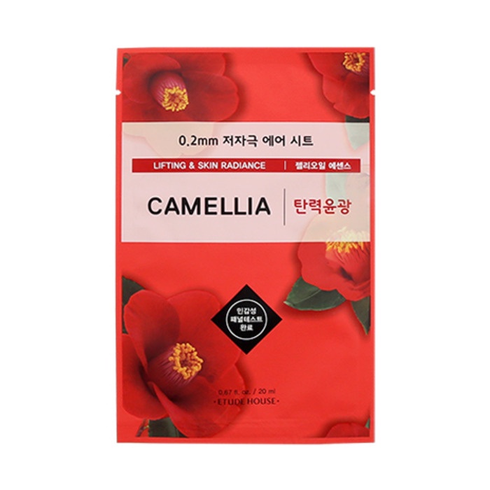 фото Маска для лица с экстрактом камелии Etude House 0.2 Therapy Air Mask Camellia, 20 мл