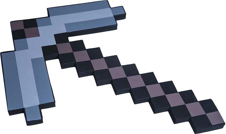 фото Кирка Minecraft, MT00176, коричневый, длина 45 см