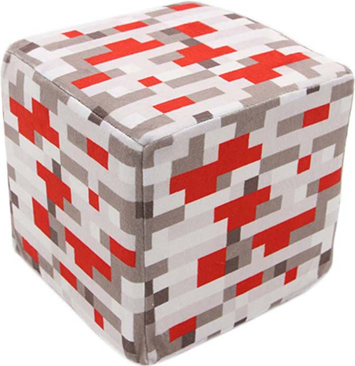 фото Мягкая игрушка Minecraft "Куб Redstone Ore" 20 см, PC04654