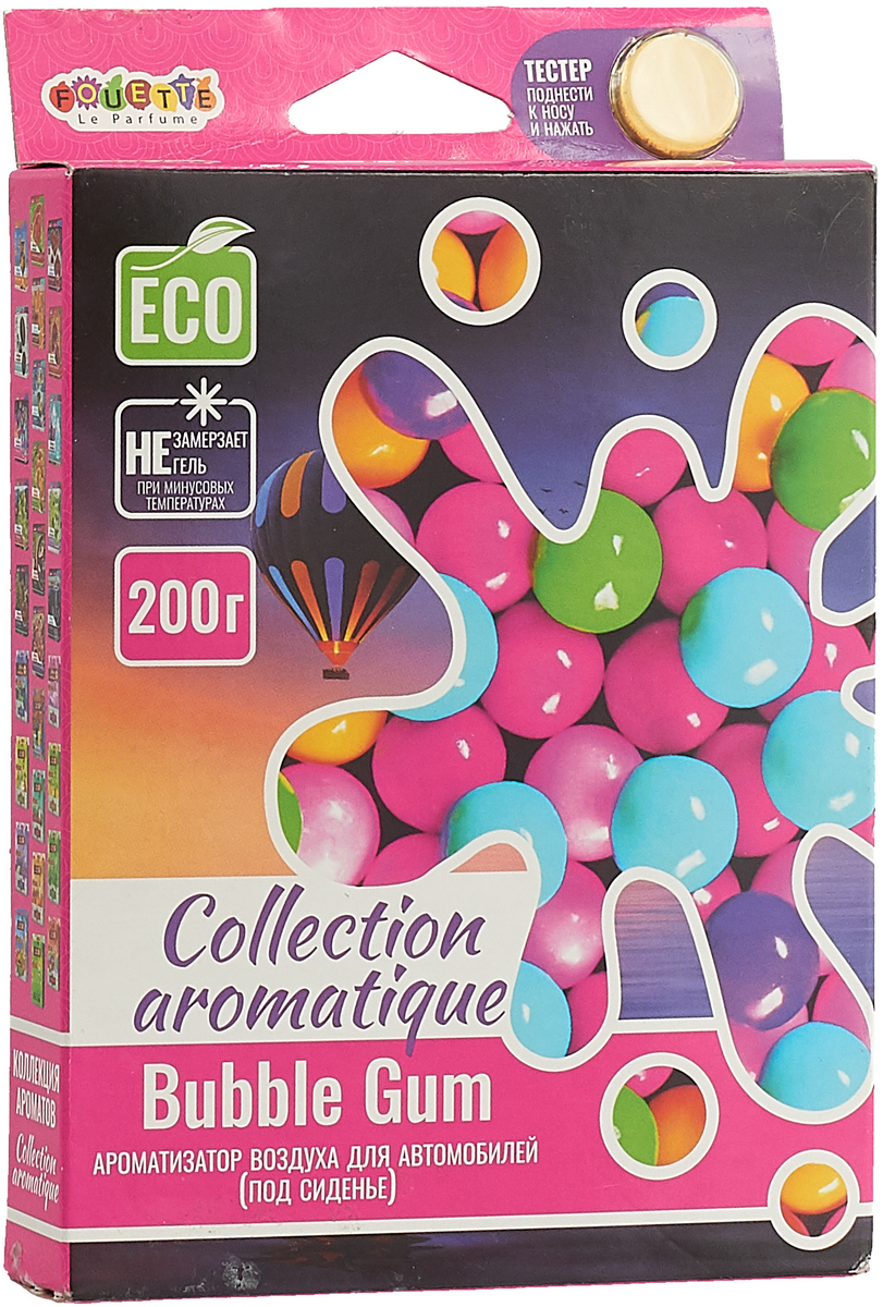 фото Ароматизатор Fouette "Collection Aromatique. Bubble Gum", под сидение, 200 мл