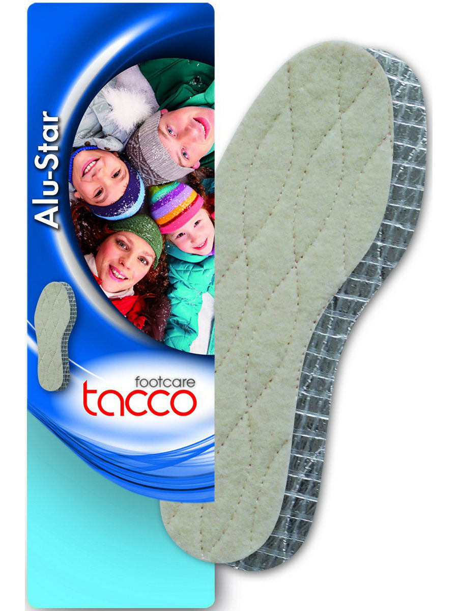 фото Стельки для обуви Tacco Footcare ALU STAR, 189-642-40-41, Натуральная кожа