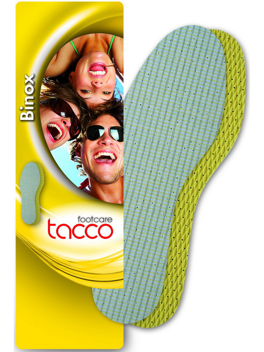 фото Стельки для обуви Tacco Footcare BINOX yellow  , 189-645-36-37, Натуральная кожа