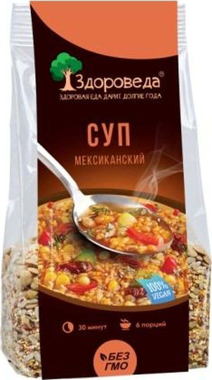 фото Смесь для супа Здороведа "Мексиканская", с рисом и кукурузой, 250 г