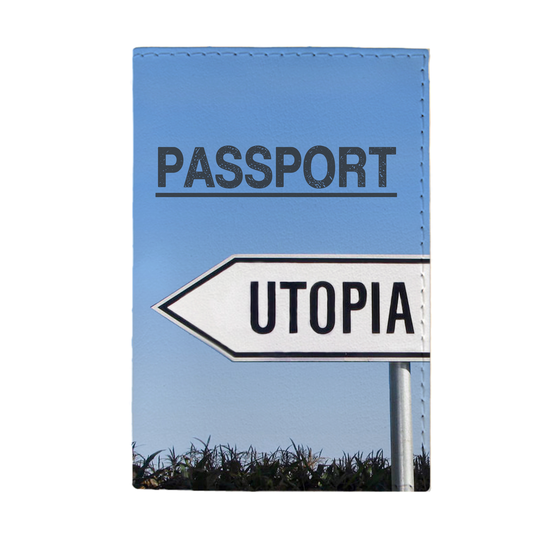 фото Обложка для паспорта Mitya Veselkov OZAM, OZAM411, синий, черный