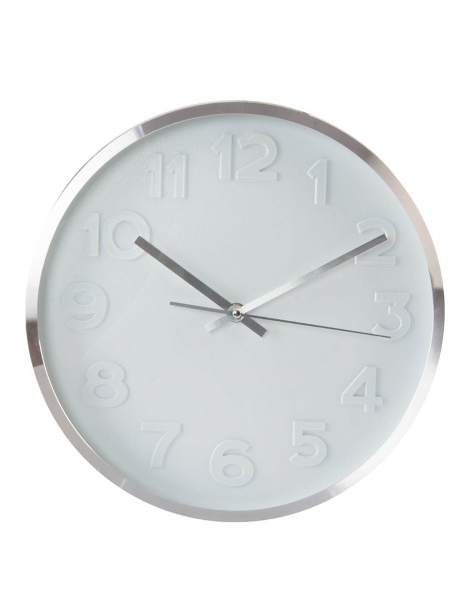 Настенные часы RICH LINE Home Decor Белые облака-серебристый, RE-135905-серебро, серебристый