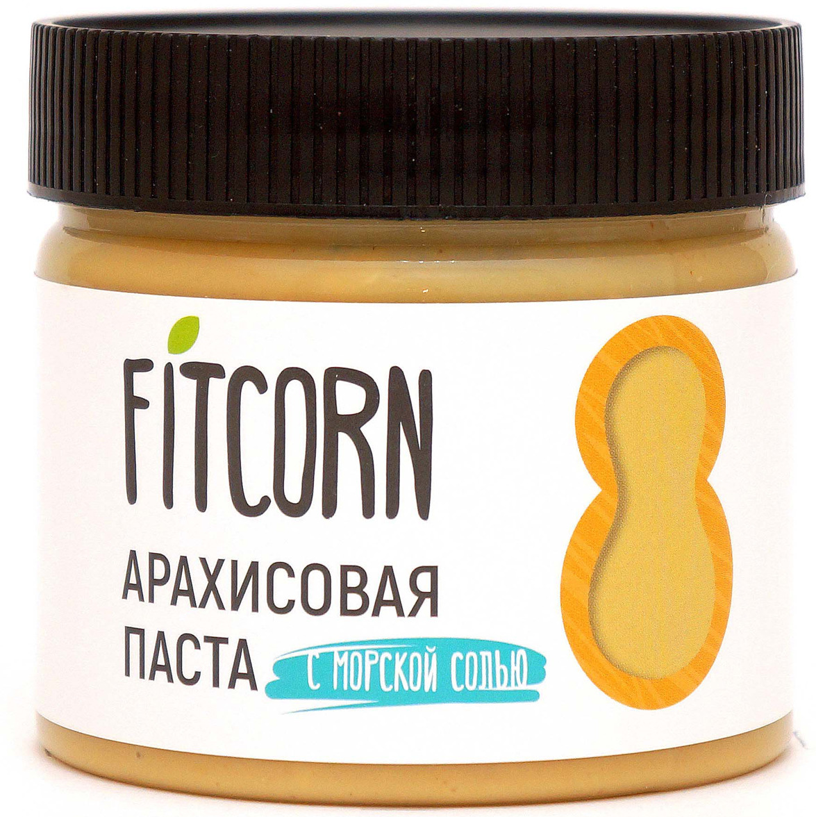 фото Арахисовая паста Fitcorn с морской солью, 300 г