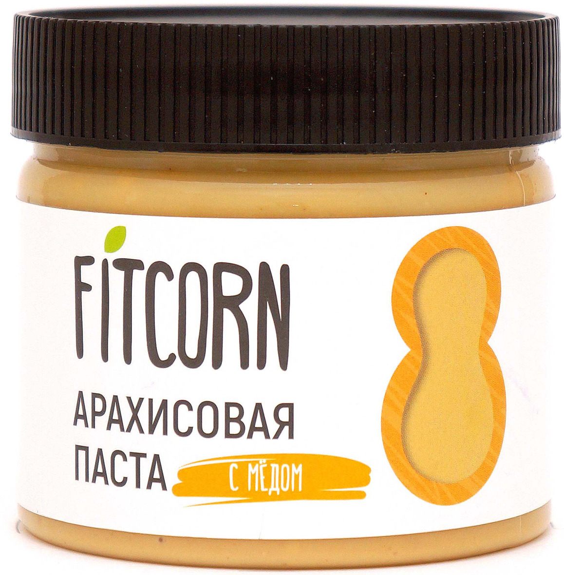 фото Арахисовая паста Fitcorn с медом, 300 г