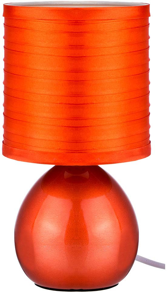 Светильник настольный Lefard, с абажуром, оранжевый