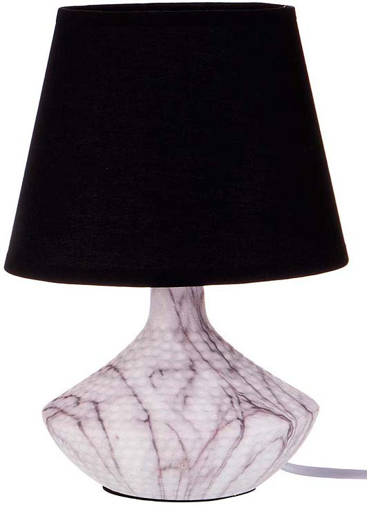 Светильник настольный Lefard, 134-179, с абажуром, черный, 24 х 17 см