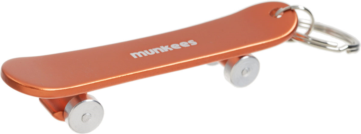 фото Брелок-открывалка Munkees "Скейтборд", цвет: оранжевый