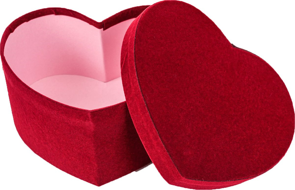 фото Подарочная упаковка "Сердце", красный, 3 шт Иу жусима крафтс кампани лимитед