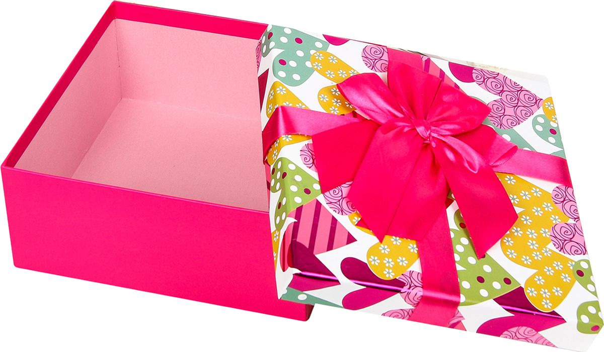 фото Подарочная упаковка, разноцветный, розовый, 3 шт