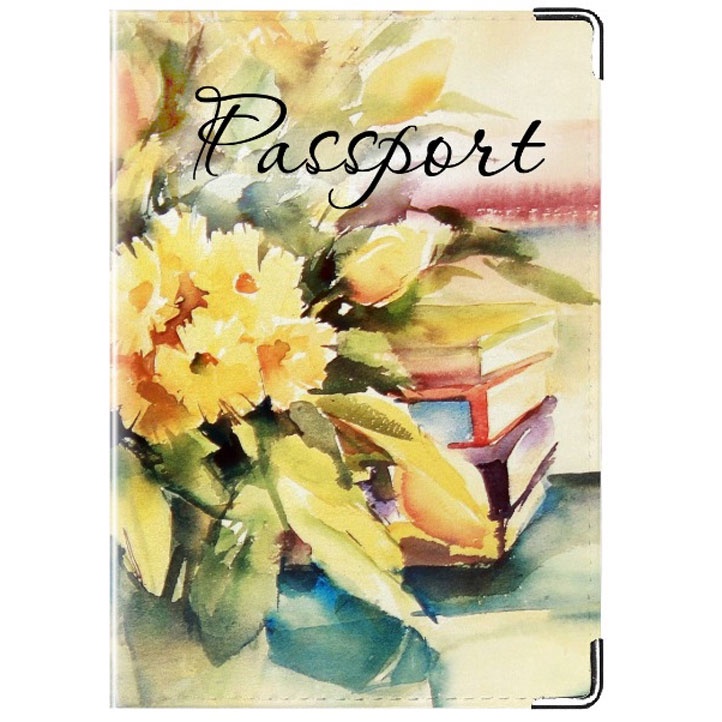 фото Обложка на паспорт Цветы Tina bolotina