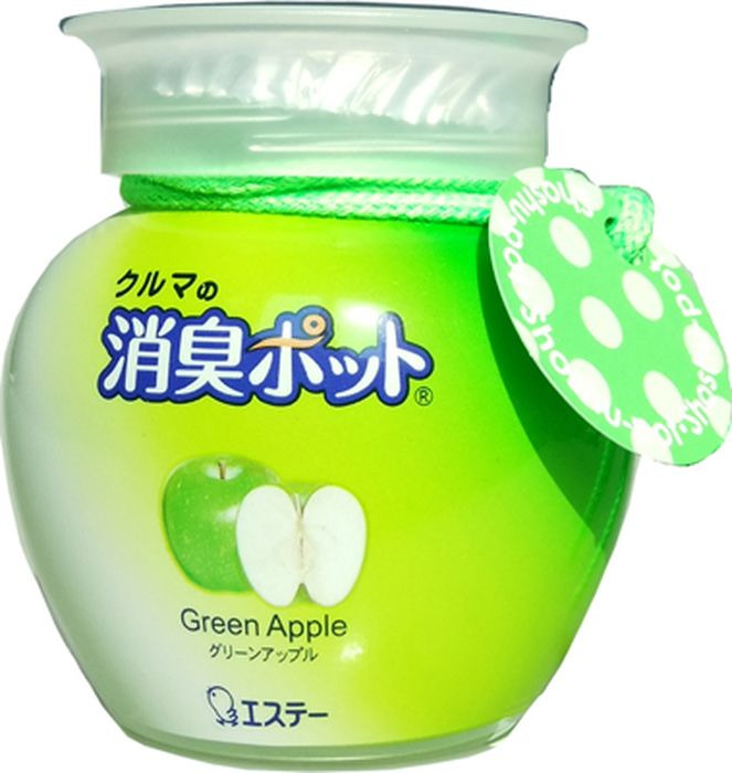 фото Ароматизатор автомобильный ST Shoushuu Pot, 114054, аромат зеленого яблока, 150 г