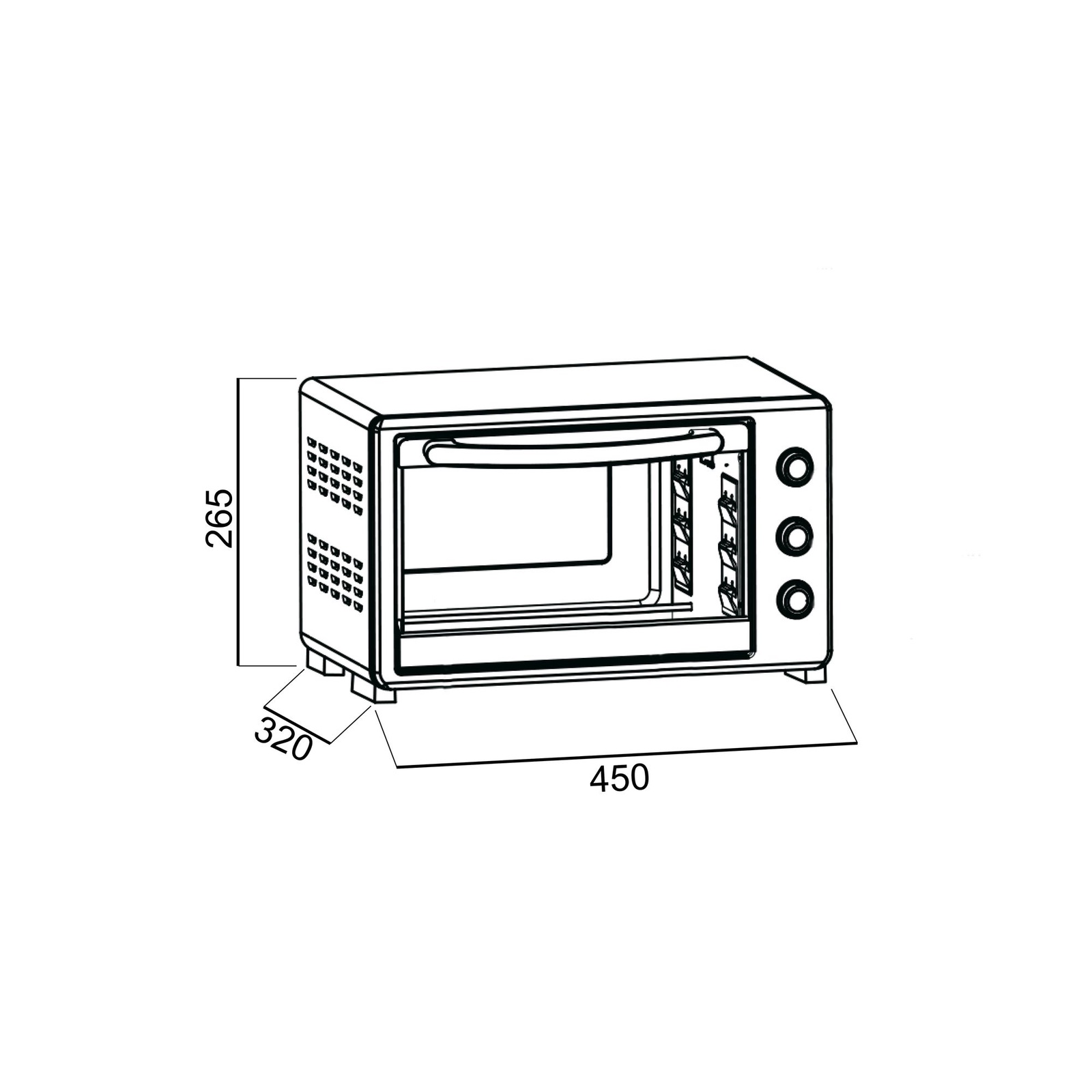 Мини-печь ore vat20w