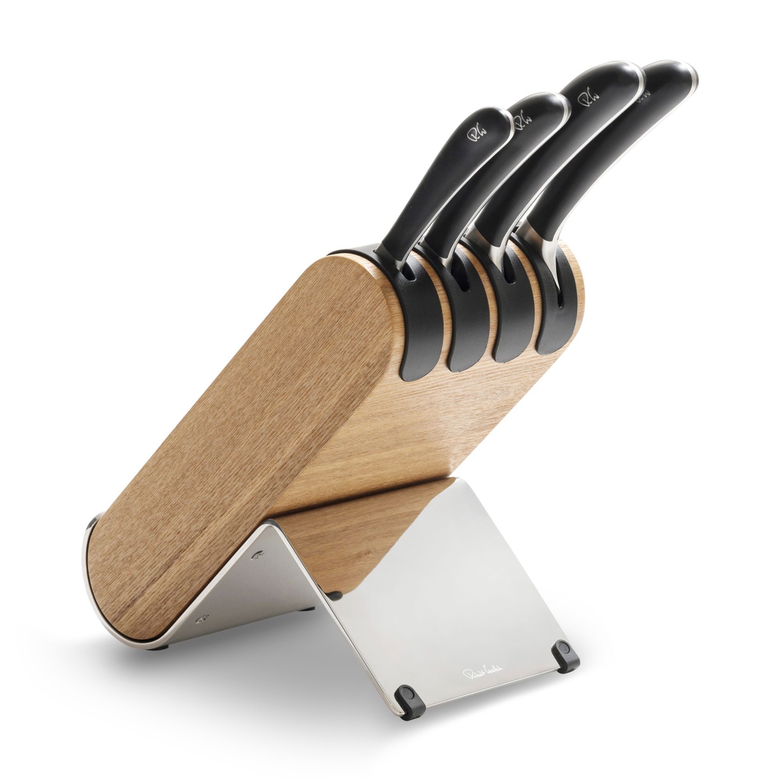 Набор из 4 кухонных ножей в подставке, Signature knife, ROBERT WELCH, Великобритания