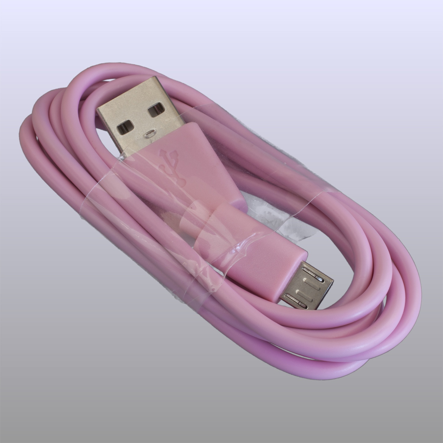 фото USB Кабель Navitoch microUSB, SG109, розовый 1м