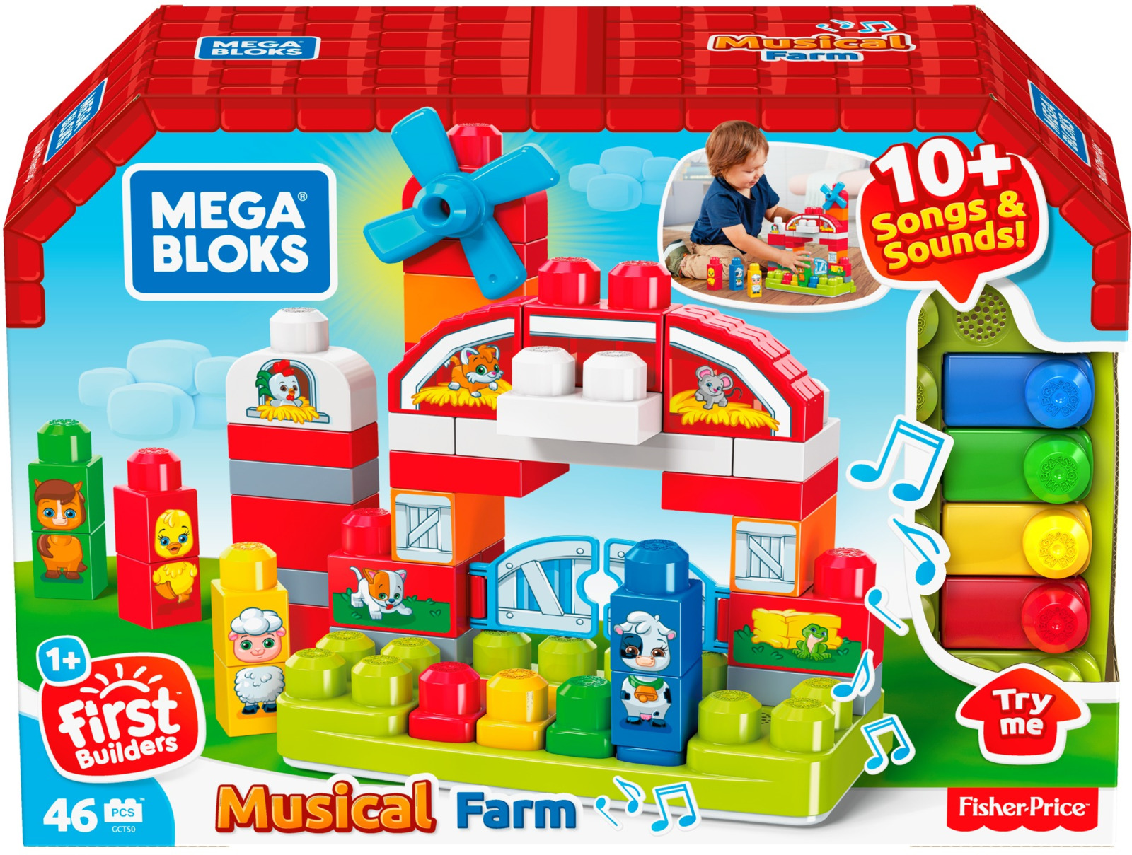 фото Пластиковый конструктор Mega Bloks "Музыкальная ферма" Mega bloks/mega construx