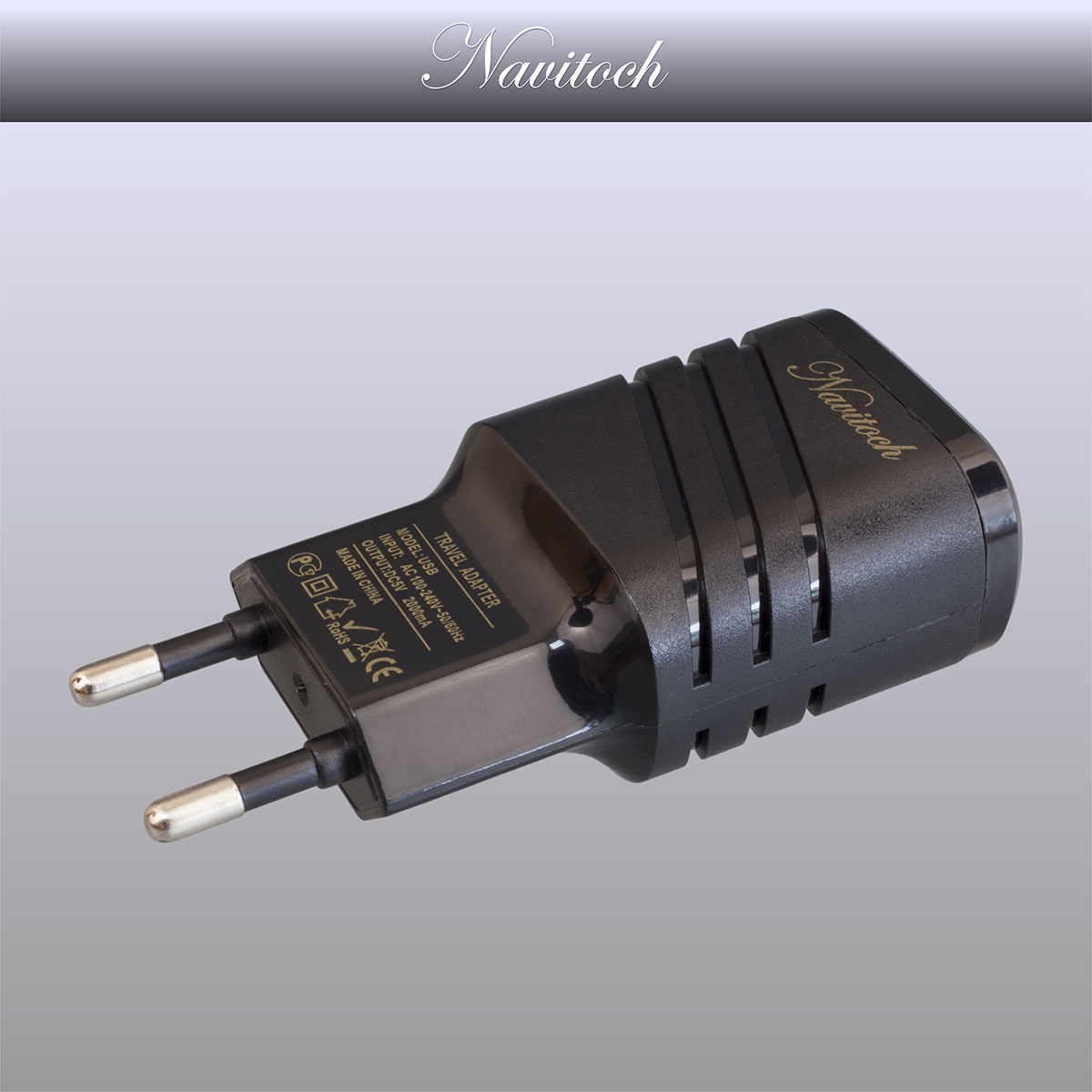 фото Зарядное устройство Navitoch USB 2A, 3686, черный