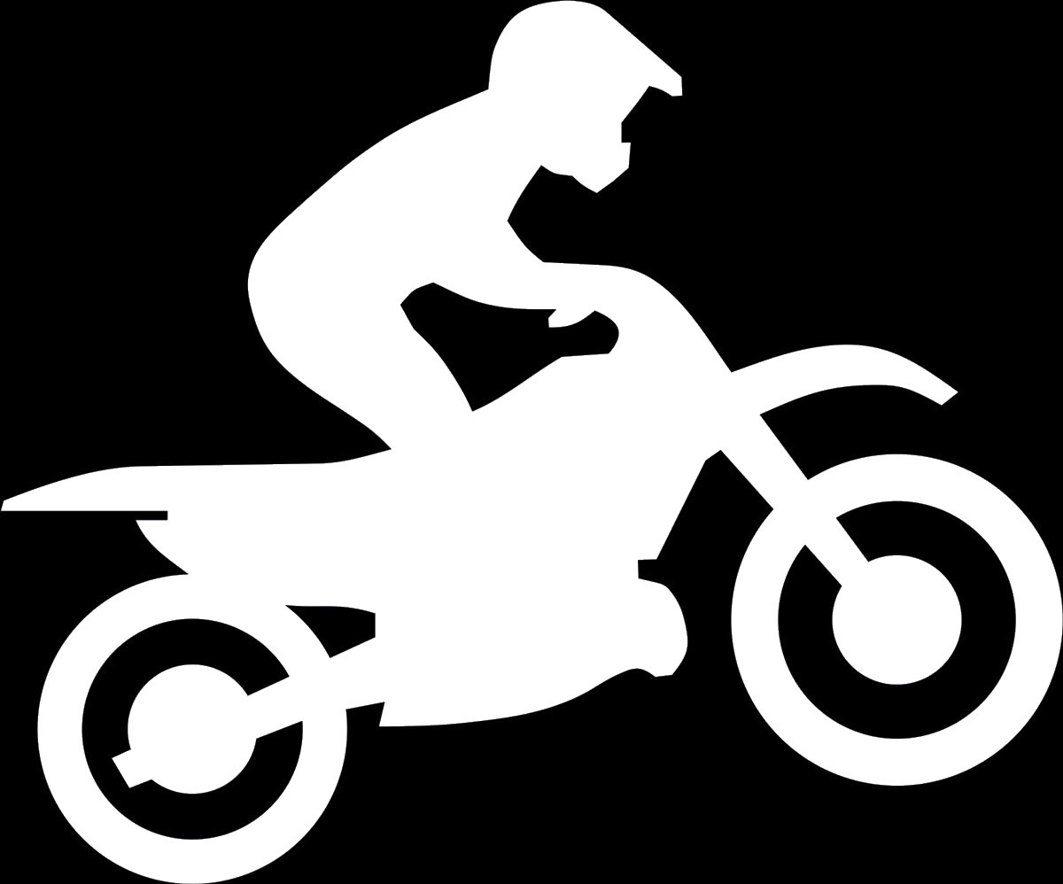 Трафарет мотоцикла