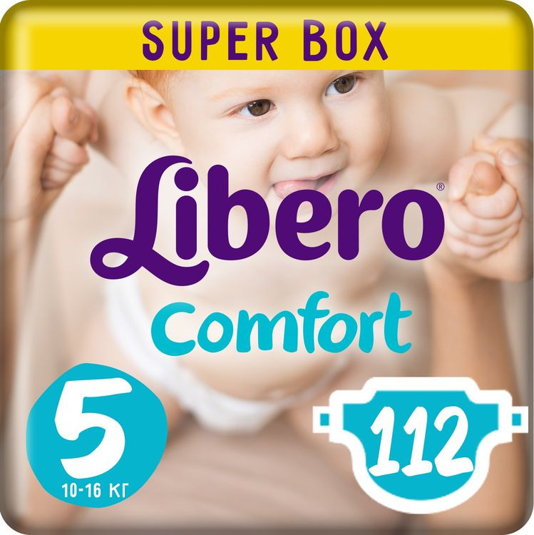 фото Libero Подгузники Comfort Size 5 (10-16 кг) 112 шт