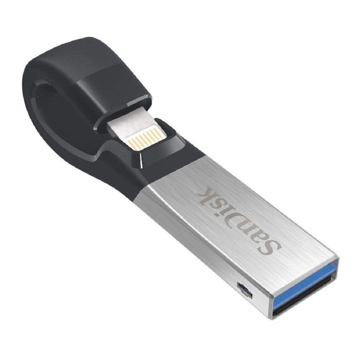 фото USB Флеш-накопитель SanDisk iXpand, SDIX30C-016G-GN6NN, серебристый