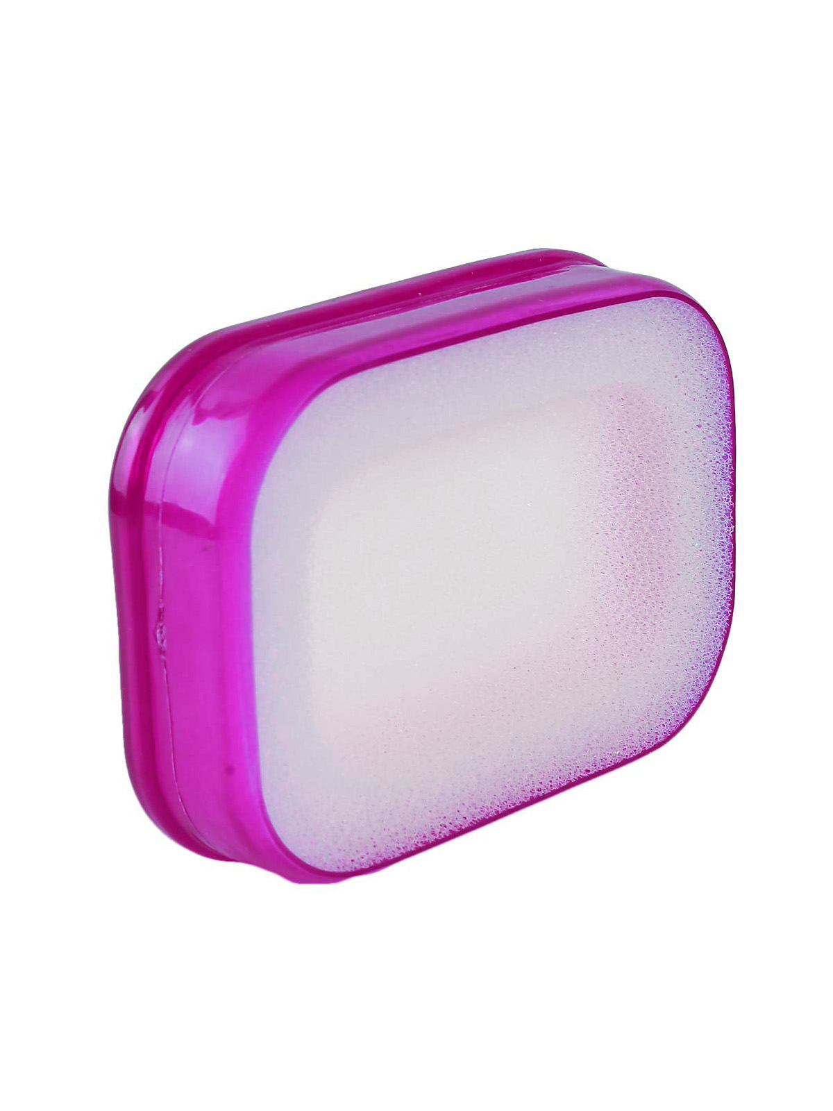 фото Мыльница Blonder Home Мультифункциональная губка мыльница в пластиковой коробке, мыльница с губкой поролоновой (фиол.), BH-ASH-05, ПВХ (поливинилхлорид), Пластик