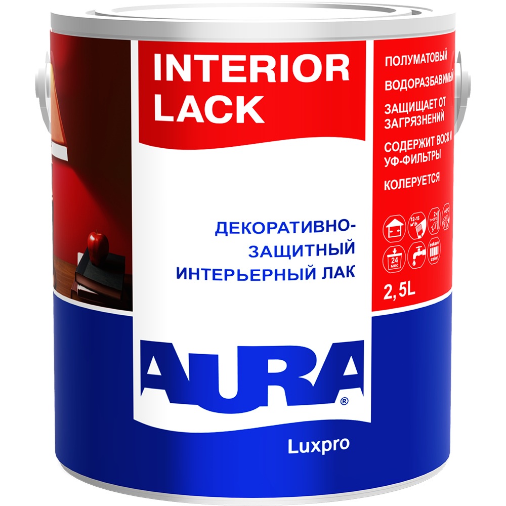 фото Лак AURA Interior Lack интерьерный полуматовый